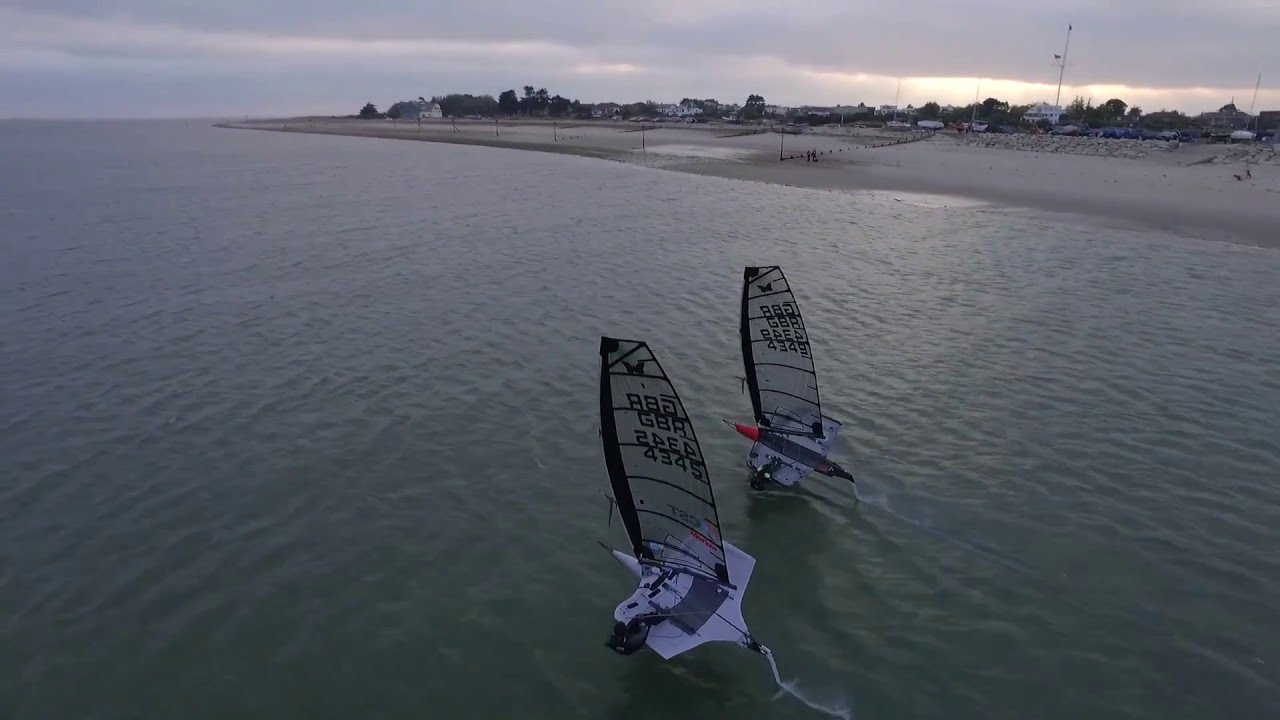 Drone captures Moth wipeout HD