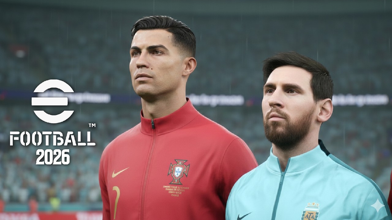 eFootball 2026 Argentina vs Portugal PS5 Full 4K Gameplay