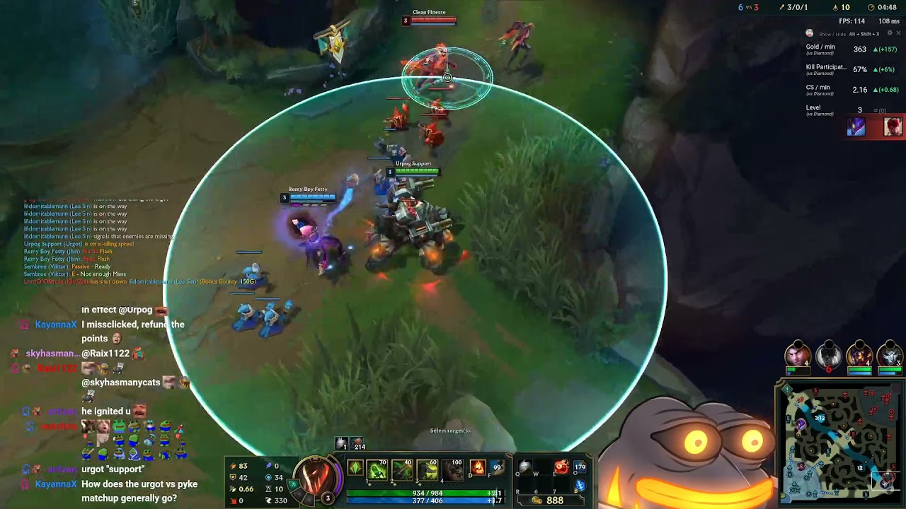Pyke helps Urpog support explain the matchup