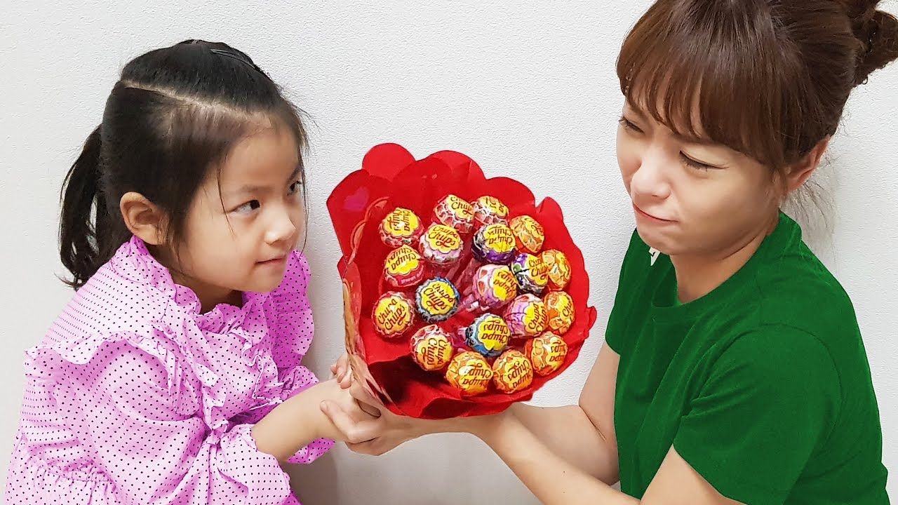 사탕나무를 심었어요!! 서은이의 사탕나무 츄파춥스 부케 Good Candy Tree and Bouquet