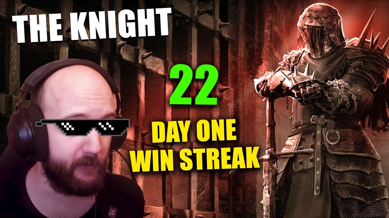 The Knight - DAY 1 WIN STREAK - EU Record - Dead by Daylight
