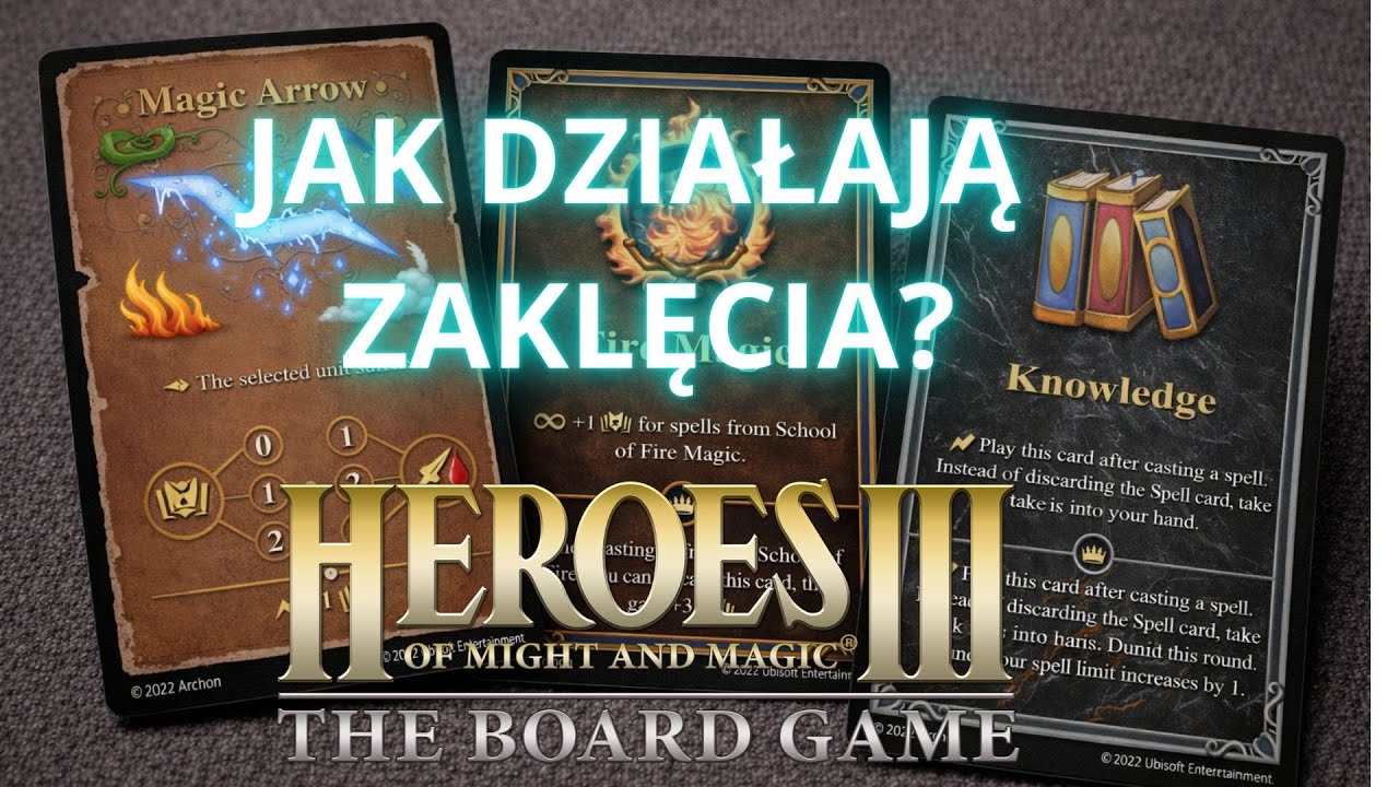 Heroes III Boardgame | Jak działaj zaklęcia?