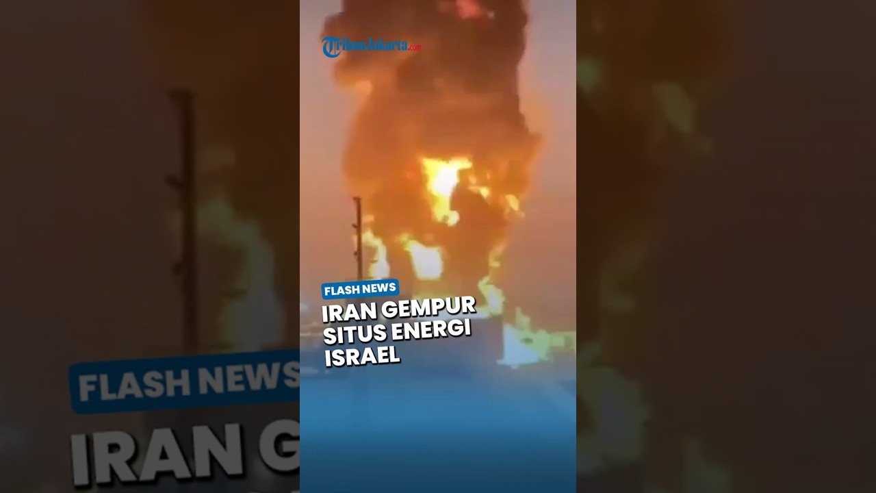 Guncang Industri Utama Israel! Operasi Gelombang ke-96 Rudal Iran Hancurkan Infrastruktur Energi