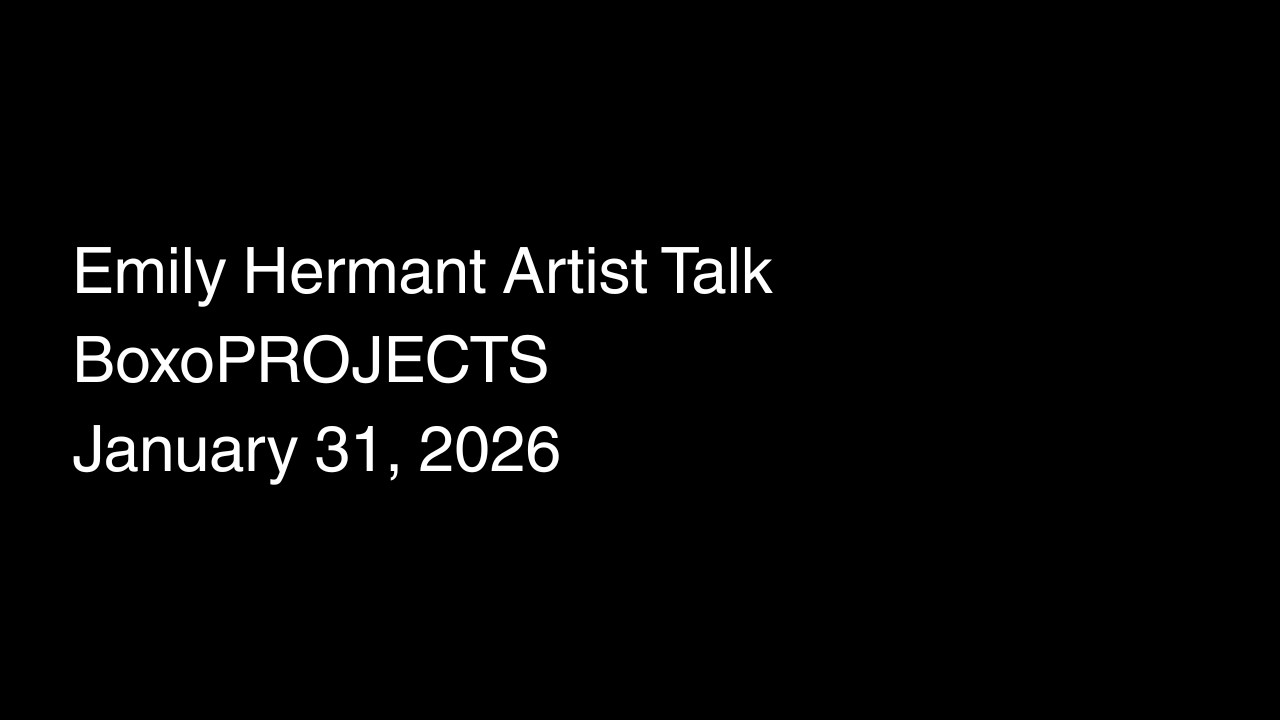 Emily Hermant Artist Talk