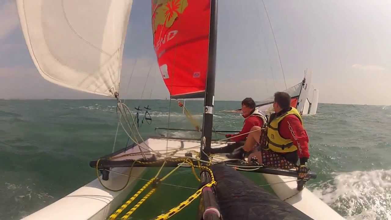 Hobie Cat 16 crash