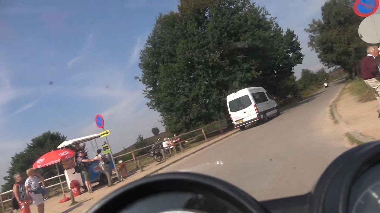Ritje met de motor over de Posbank met de Honda NTV650