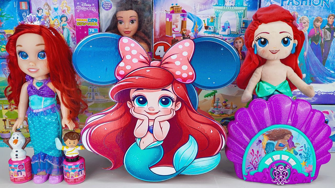 Disney Ariel Toys Unboxing Series | Little Mermaid Sing-Along Boombox | Ariel Palace Micro Playset