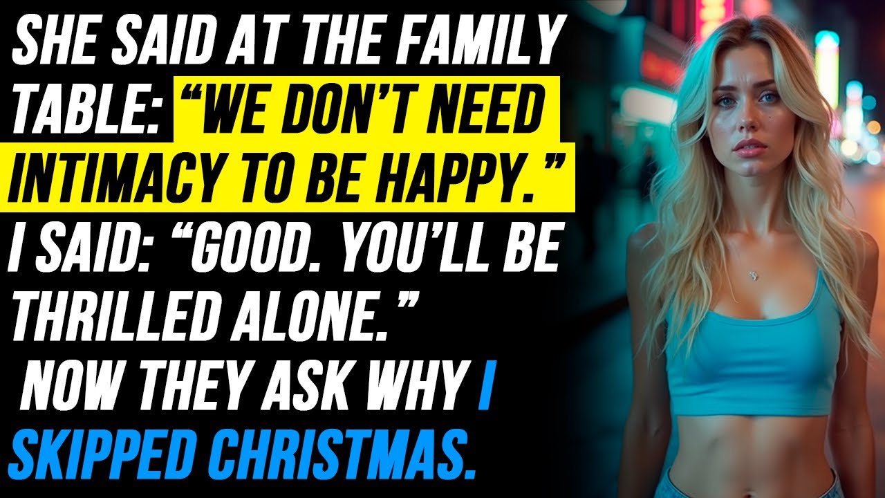 She Denied Intimacy in Front of Family — Now She Explains My Absence