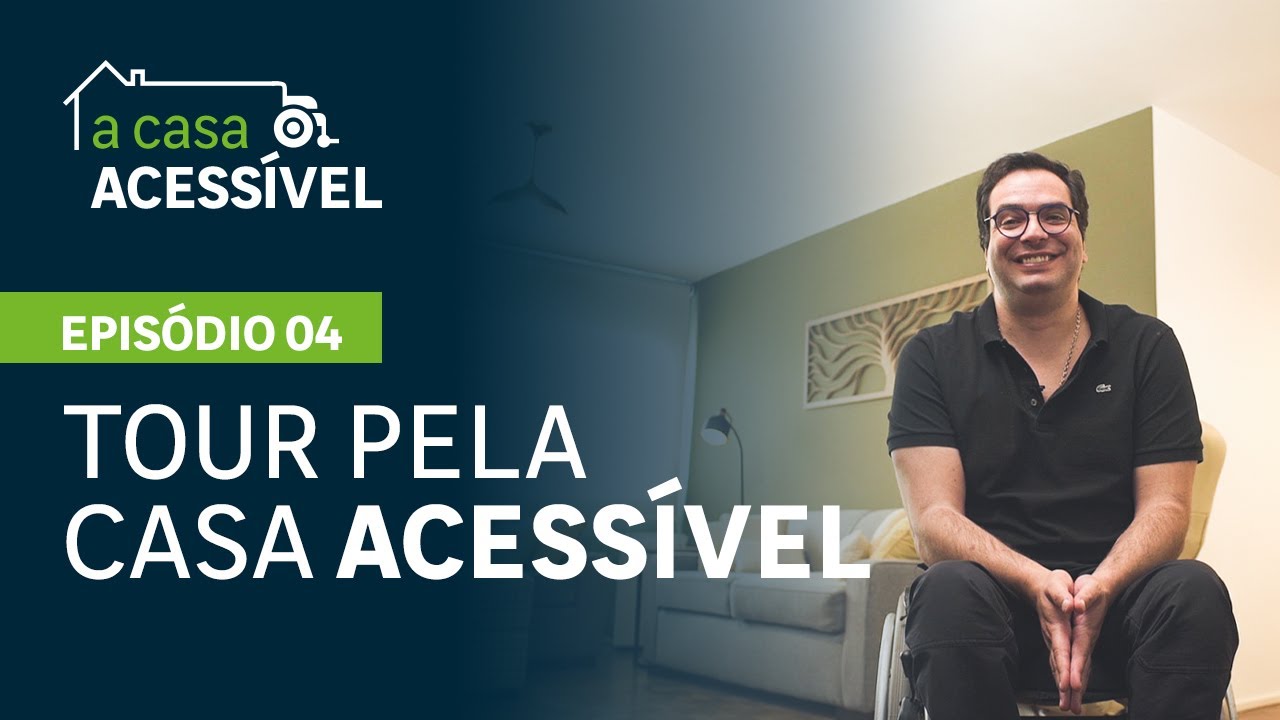 Casa acessível Ep 04 - Acessibilidade com @Guiaderodas - Tour pela casa nova