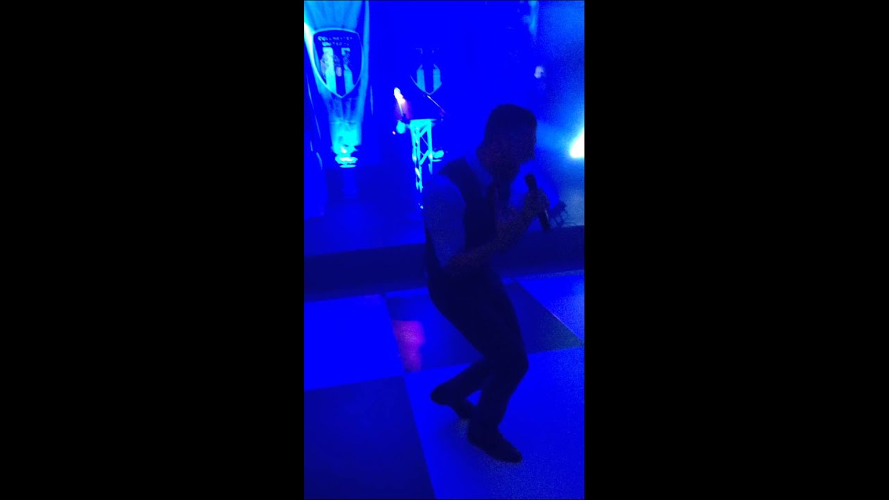 George Moncur at the Colchester United End of Season dinner