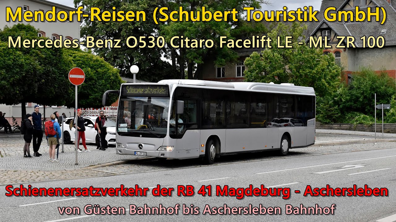 [Sound] Bus Mercedes-Benz O530 Citaro Facelift LE von Mendorf-Reisen - ML ZR 100 (ZF Ecomat)