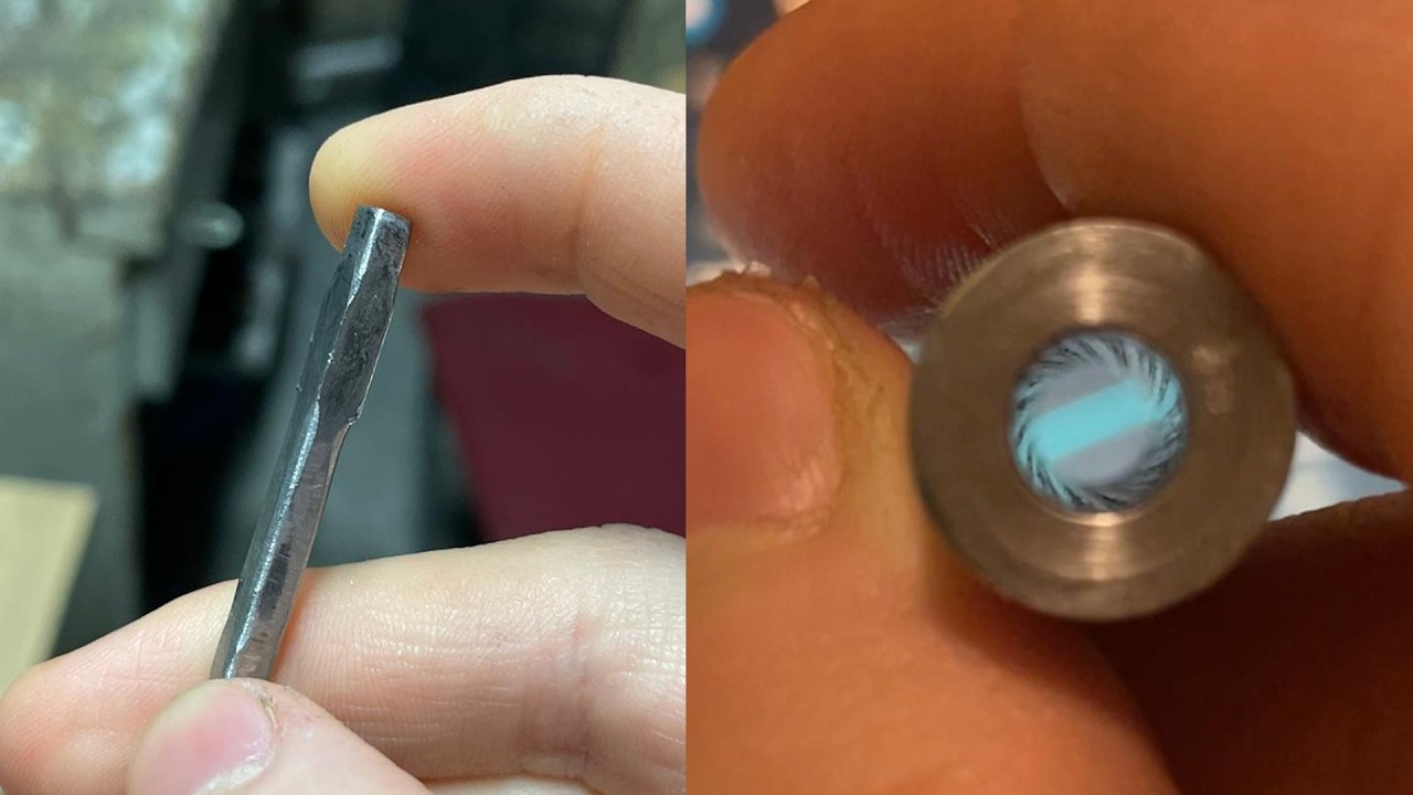 Making barrel rifling using steel bars