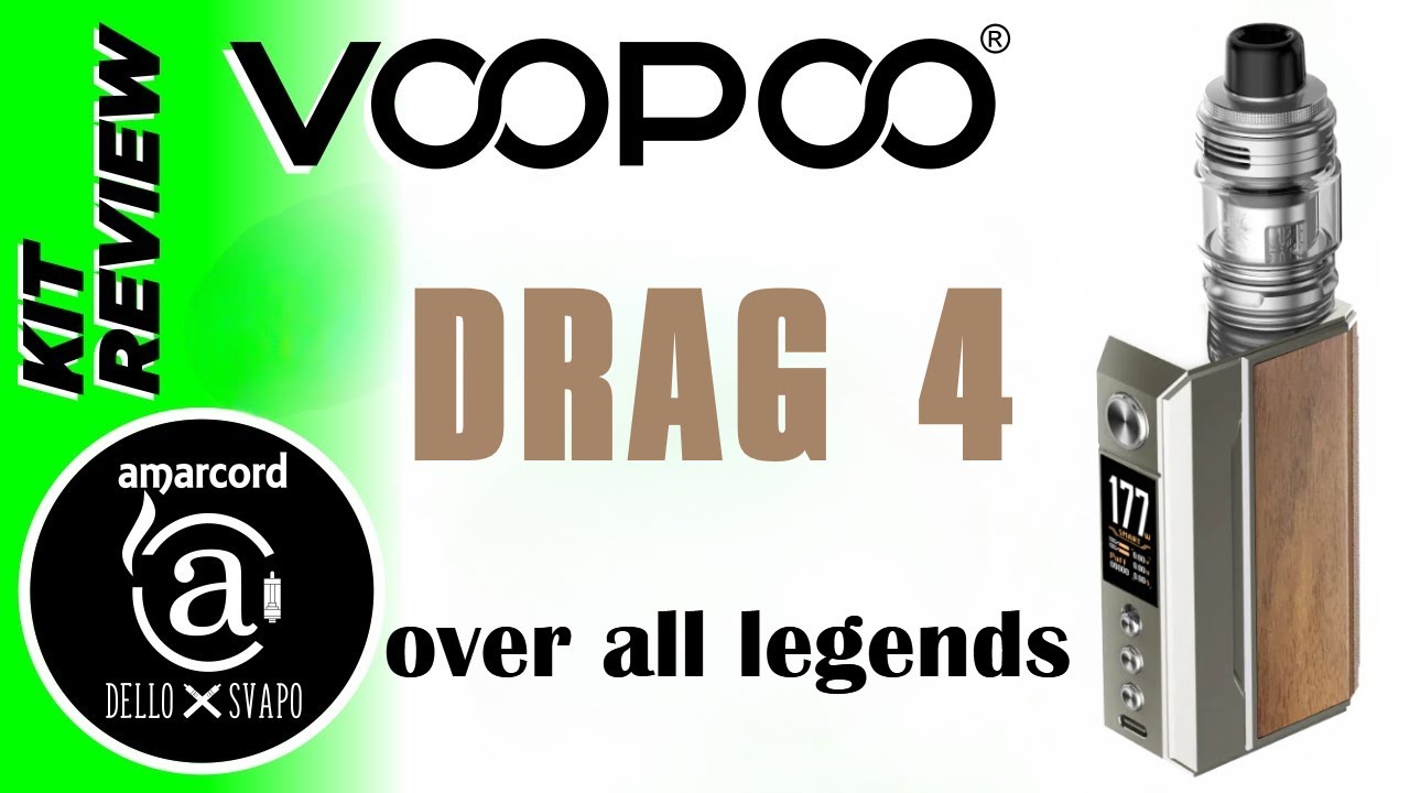 Drag 4 & Uforce L by Voopoo - Amarcord Channel Review 2022