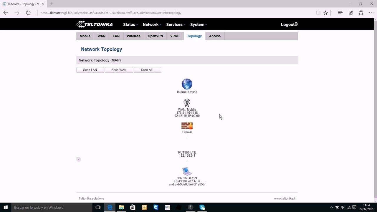 RUT950 - Tutorial de Configuración