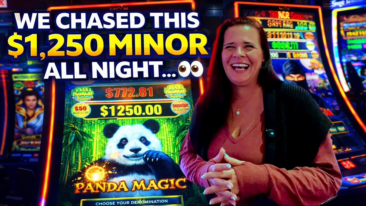 WE CHASED THIS $1,250 MINOR ALL NIGHT… 👀🎰