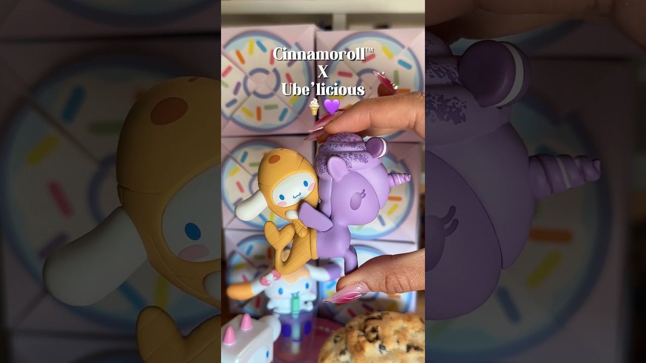 Join us for part 2 of the #tokidoki x Cinnamoroll Sweet Treats #BlindBox unboxing! 💙🐶🍩🍨
