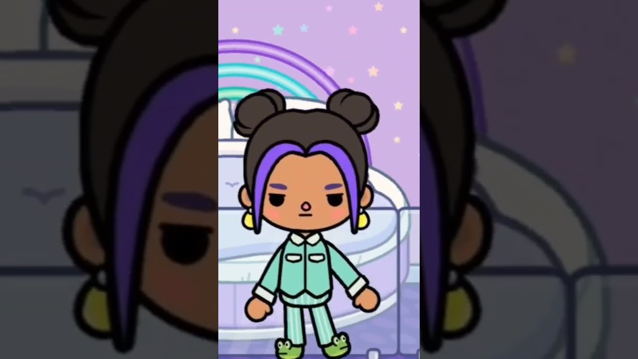 Toca Boca - Y2K Loft 💜🩵💜🖤