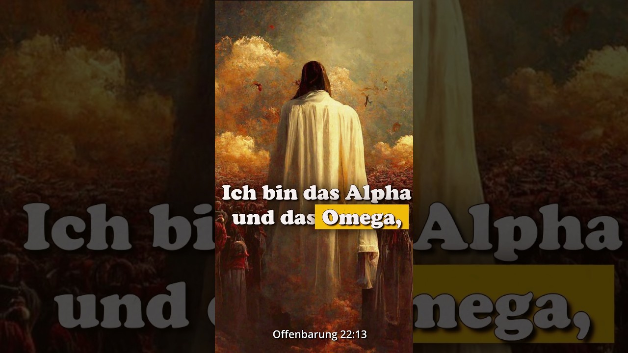 Jesus sagte | Ich bin das Alpha und das Omega Offenbarung #shorts #jesus #bibel