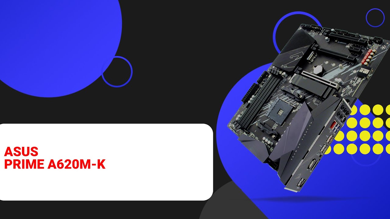 НИКС Компьютерный Супермаркет: видео про Материнская плата ASUS PRIME A620M-K