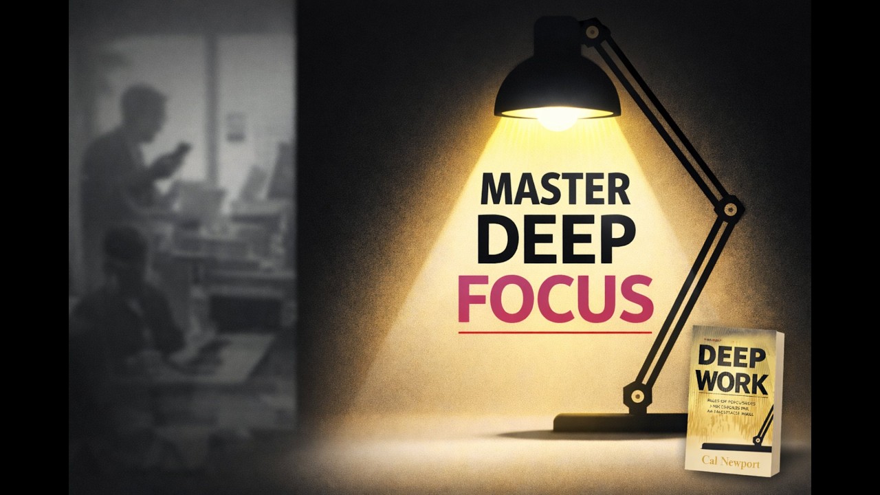 Deep Work Book Summary in Hindi | Focus Mastery Formula