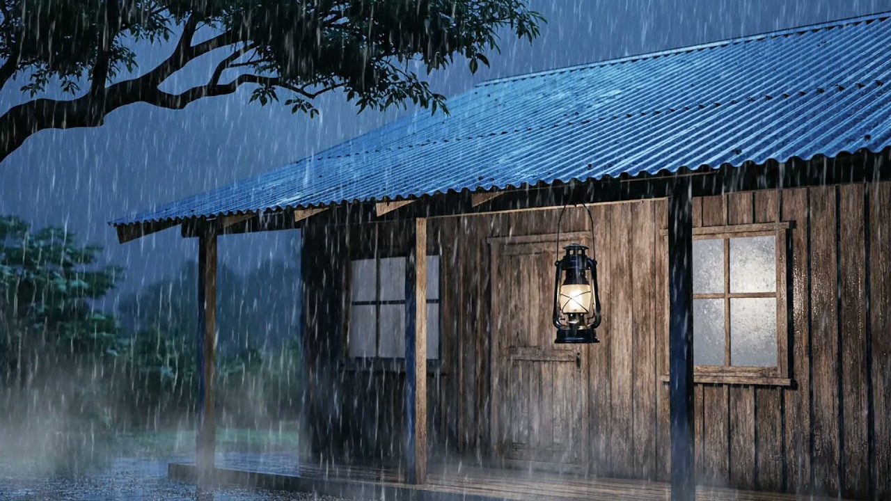 No Ads Rain Sounds for Sleeping - ASMR Rain and Thunder Sounds for Anxiety Relief