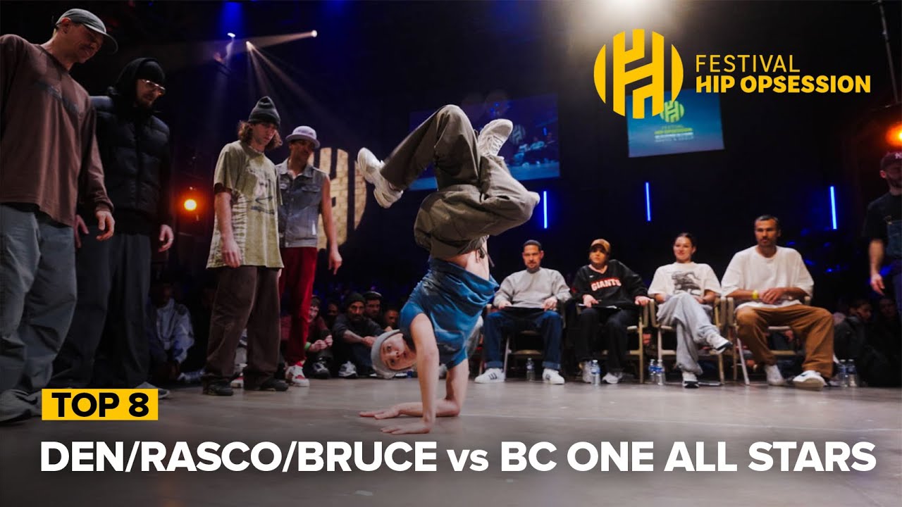 Den, Rasco & Bruce Wayne vs Red Bull BC One All Stars [3VS3 TOP 8] / Hip Opsession 2024