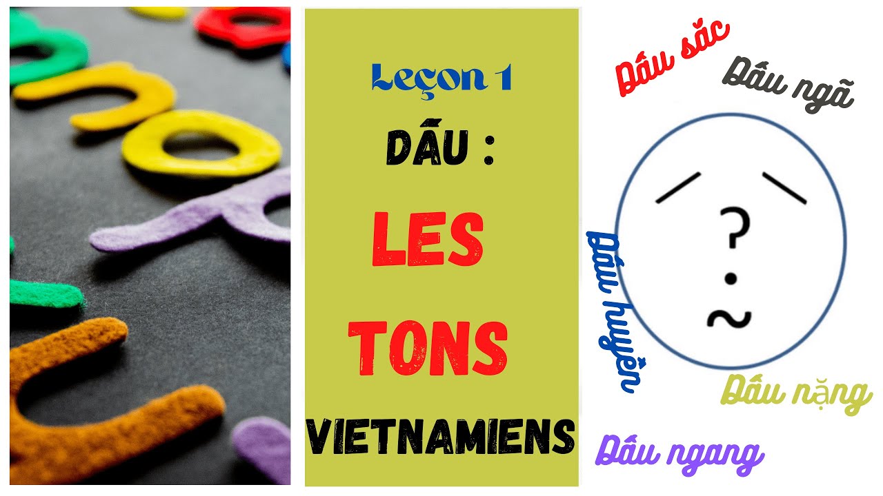 Leçon 1 - LES TONS - ACCENTS | Prononciation partie 1 | Cours pour débutants | Aller Ô Vietnam