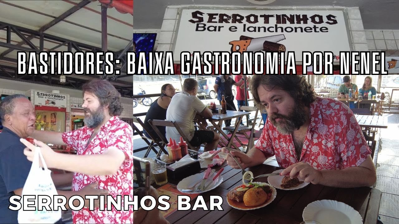 No Serrotinhos Bar com Baixa Gastronomia por Nenel - Bastidores - Maçã de Peito - Belo Horizonte