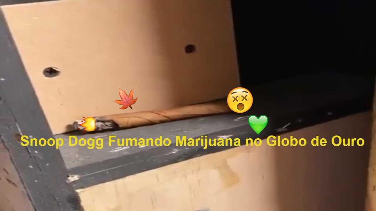 Snoop Dogg Fumando Maconha Deixou meio baseado bastidores do Globo de Ouro