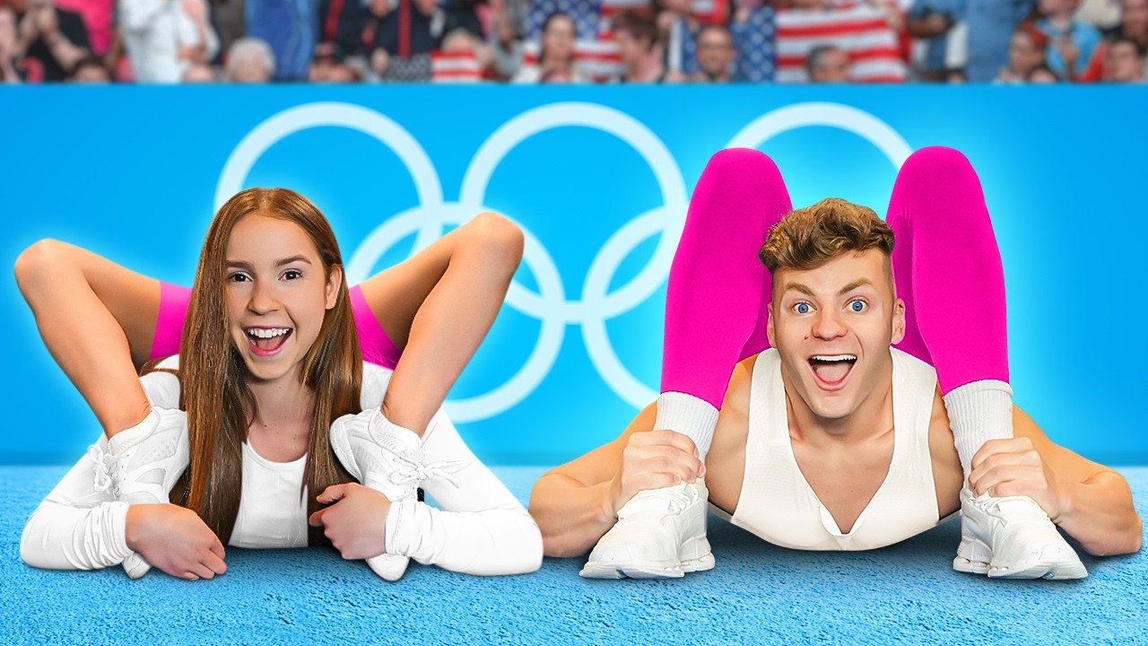 I Survived 7 GYMNASTICS Challenges You&rsquo;d NEVER Try!