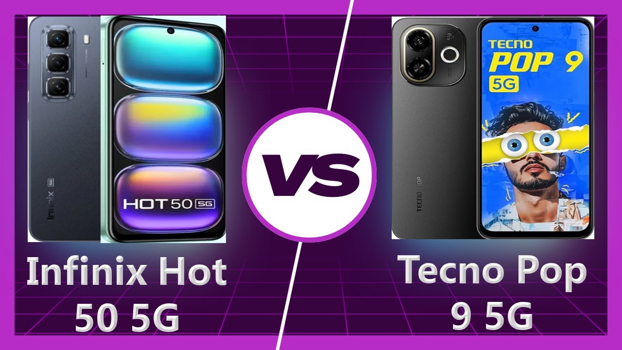 Tecno Pop 9 5G vs Infinix Hot 50 5G Detailed Comparison