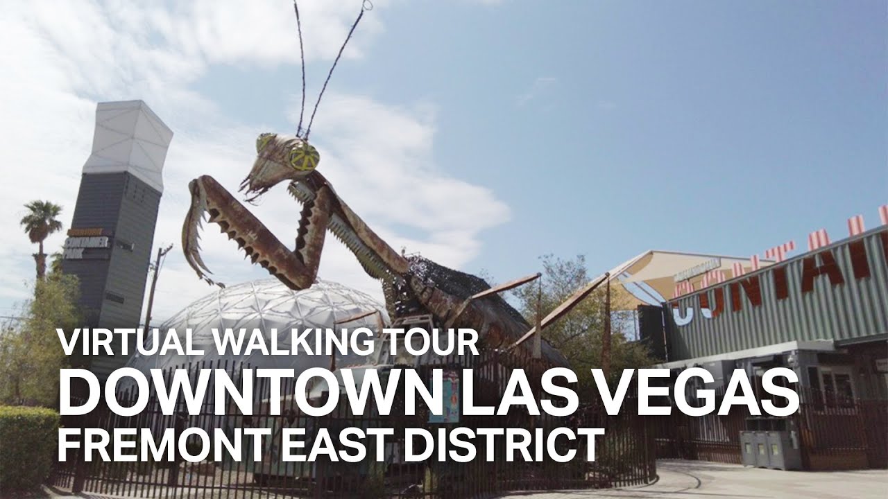 [Street Walking Tour] Downtown Las Vegas, Fremont East District [4K]