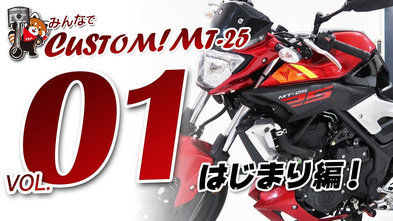みんなでカスタム！MT-25 VOL01 / 企画の説明を致します！byYSP横浜戸塚
