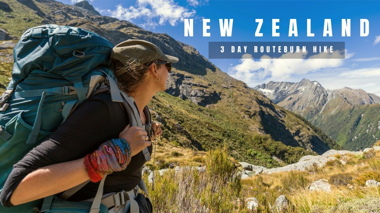 3 Day Hike (in rain and sunshine) - Routeburn Track South Island New Zealand