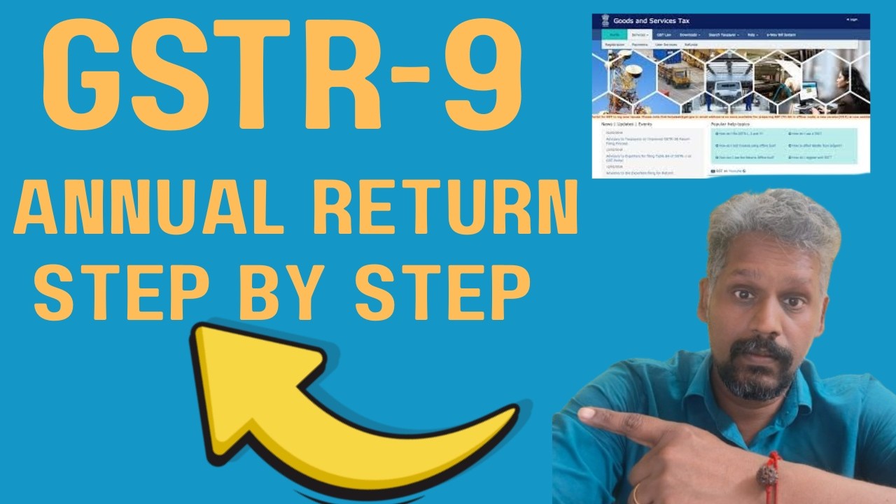 GSTR 9 | How to file GST annual return in Tamil | How to file GSTR 9 Annual Return FY 2022-23