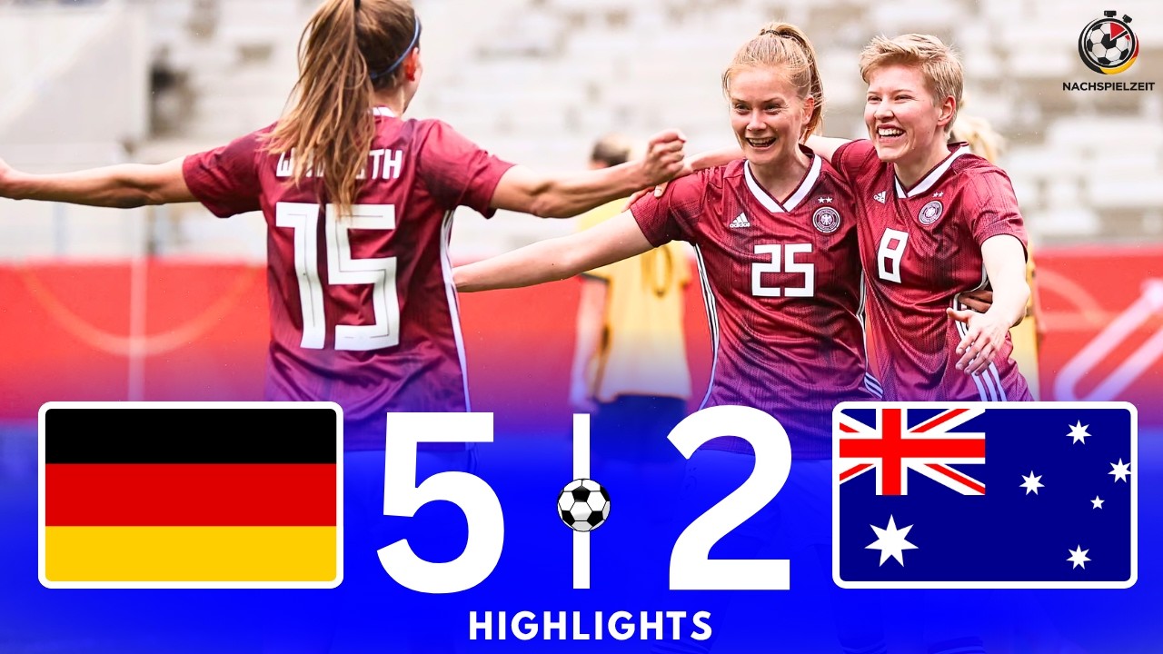 TOR-FEST! Deutschland DEM&Uuml;TIGT Australien mit 5&ndash;2 MACHT | Freundschaftsspiel