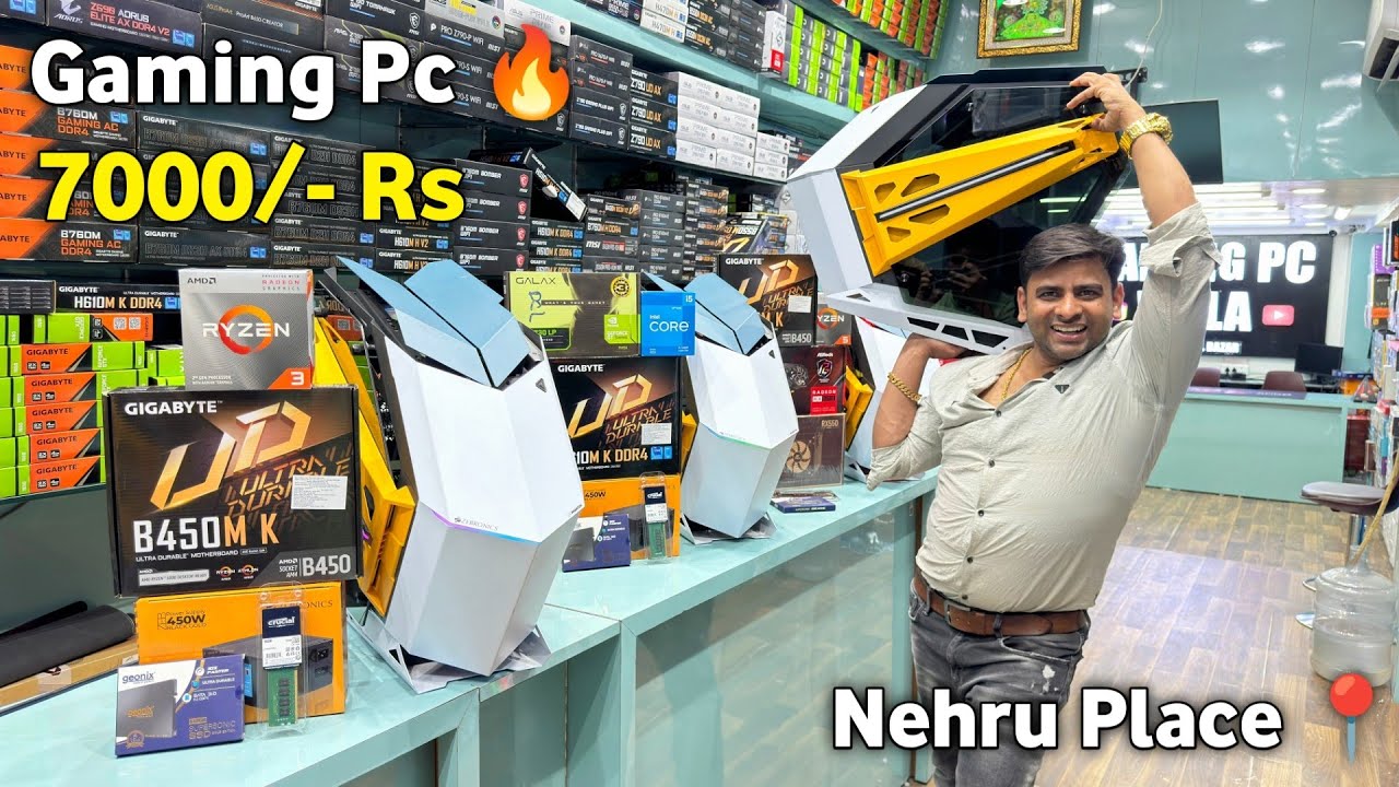 Gaming Pc Only 7000/- Rs 🔥 | Nehru Place Computer Market | Gaming Pc Wala | Gaming Pc Build