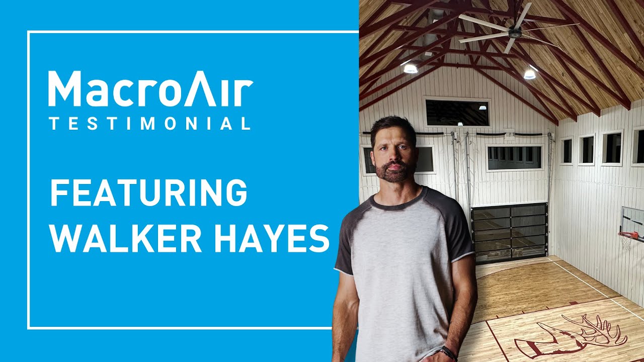 How Walker Hayes Beats the Heat in His Barndominium with MacroAir HVLS Fans