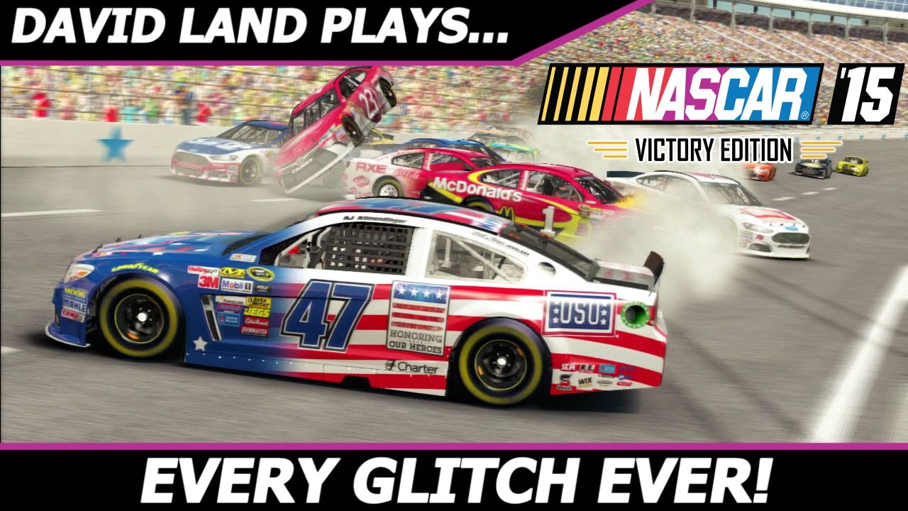 EVERY GLITCH EVER! (David Land RETURNS to NASCAR 15 Victory Edition!) #2 Texas