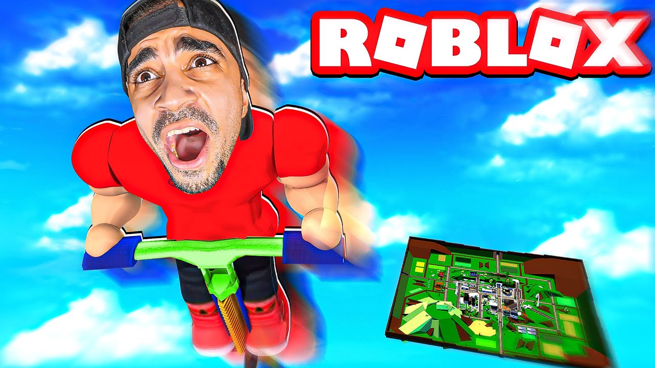 نطيت اعلى نطة بالعالم - النطيطة عجيبة في لعبة روبلوكس 😍🔥 - Roblox
