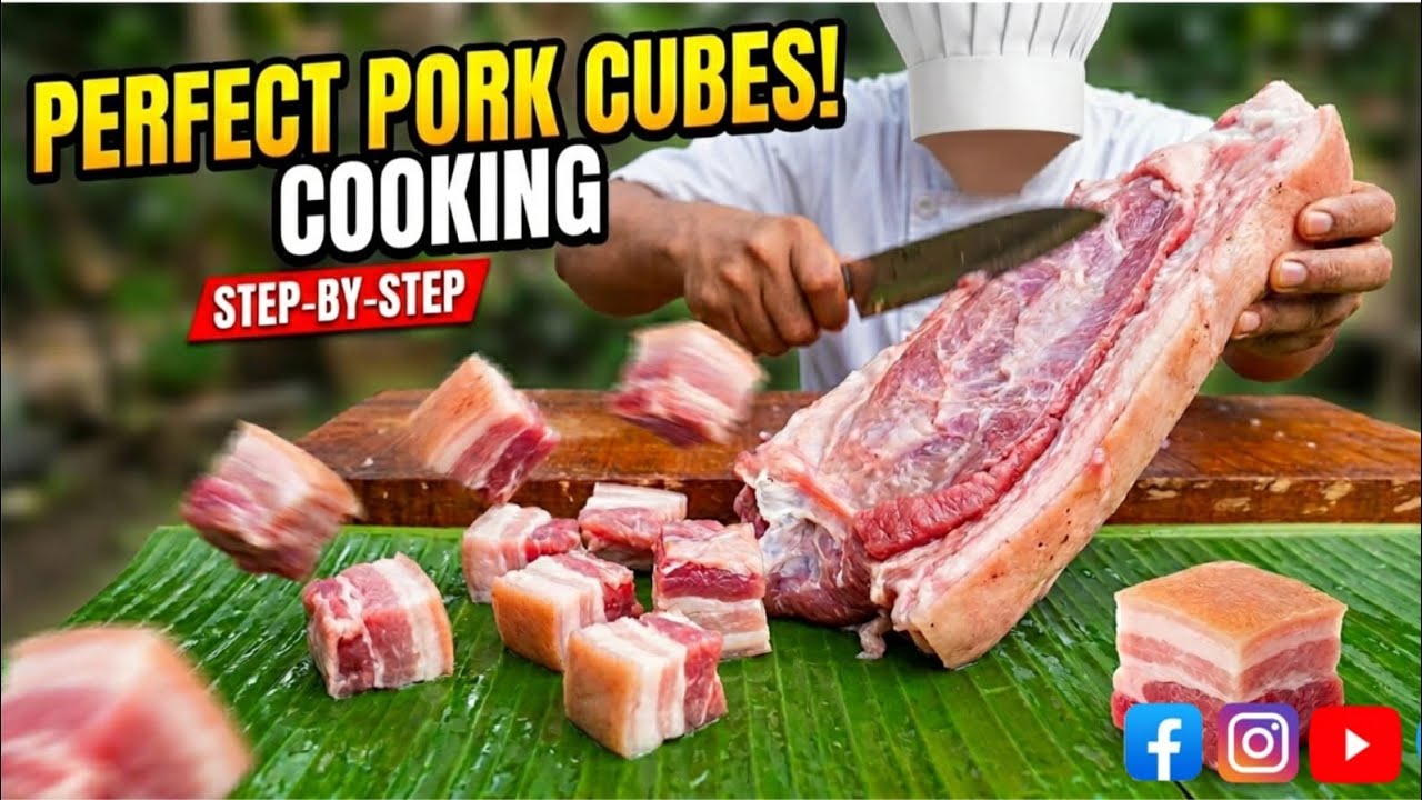 Cooking A Delicious  PORK CURRY | Desi style  cooking 😋|