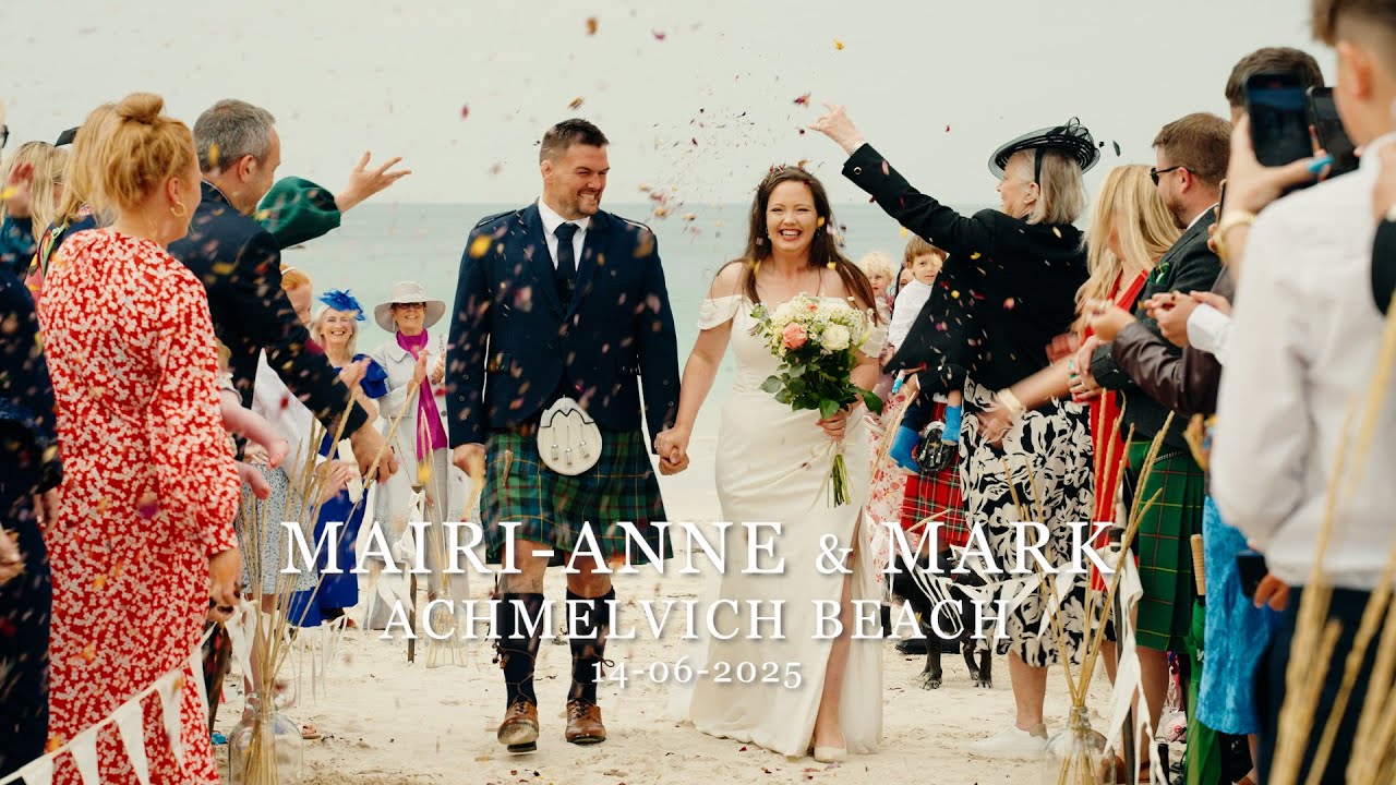 Mairi-Anne & Mark at Achmelvich Beach - Highlights