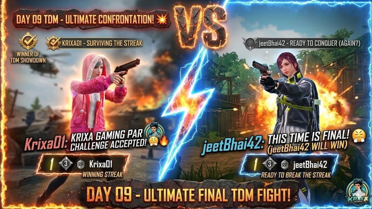 Noob to Pro: Day 09 | 1vs1 TDM Intense Battle! 🔥 (Direct & Effective)