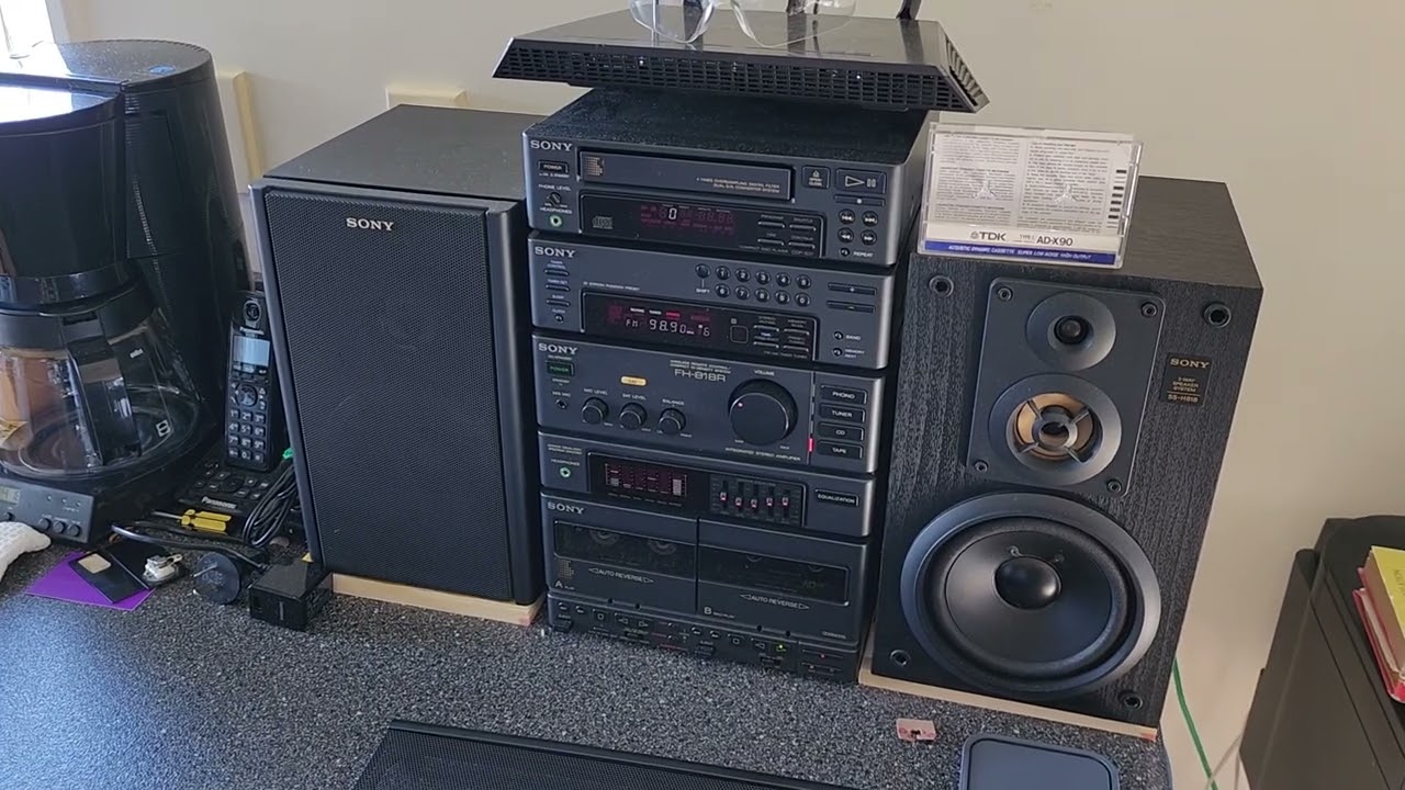 Sony FH-818R  | Playing Cassette TDK AD-X 90