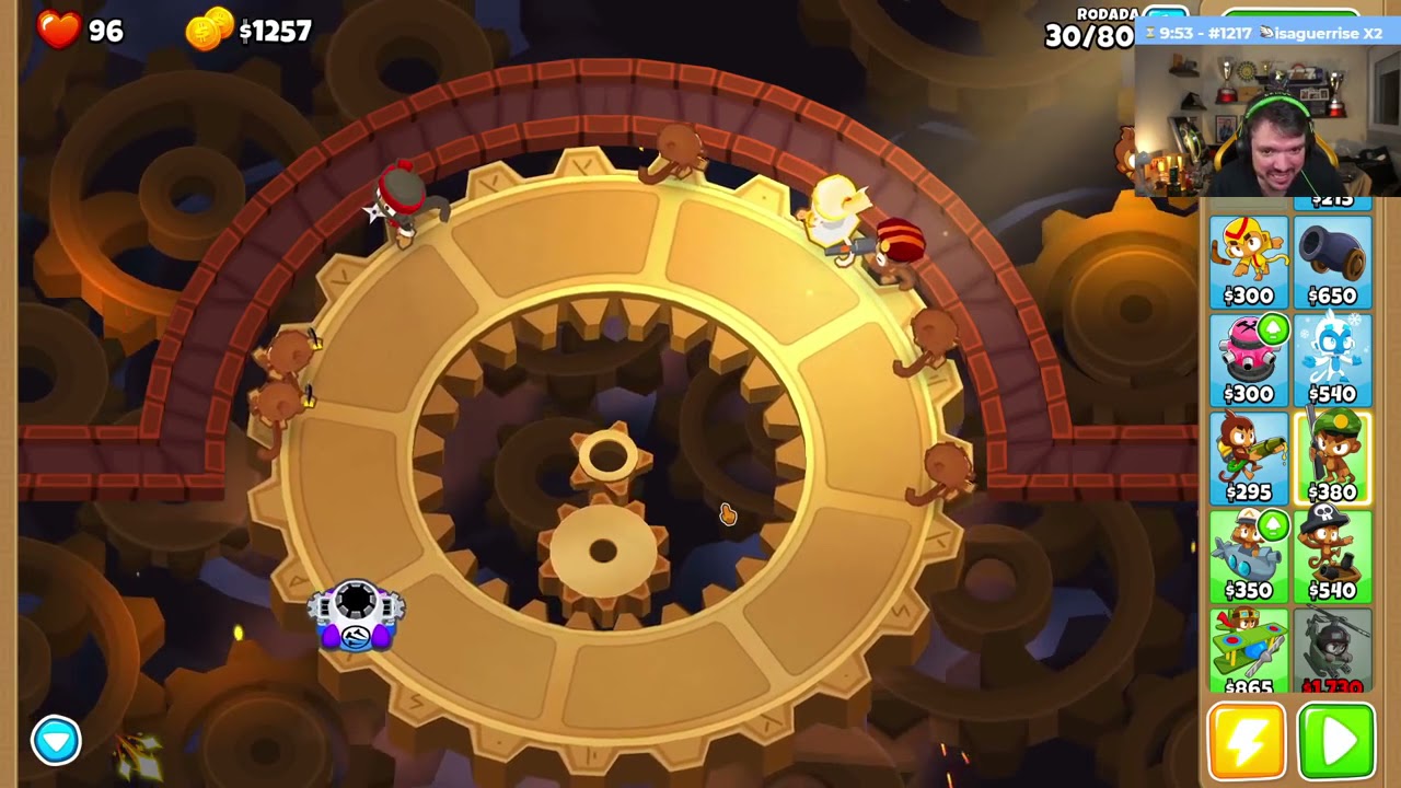 Gaules ,Liminha, LINDINHO, E BT NO BLOONS TD 6 #22