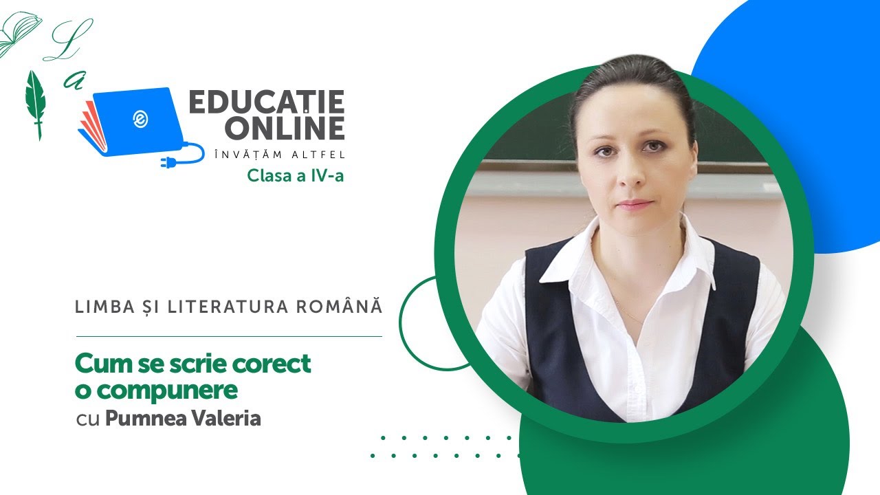 Limba și literatura română, clasa a IV-a, Cum se scrie corect o compunere
