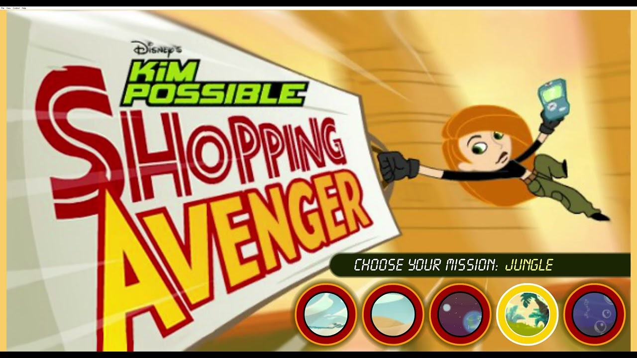 Shockwave game: Kim Possible - Shopping Avenger