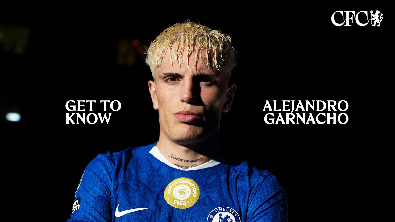 ALEJANDRO GARNACHO | First Interview in Blue 🔵 | New Signing | Chelsea FC