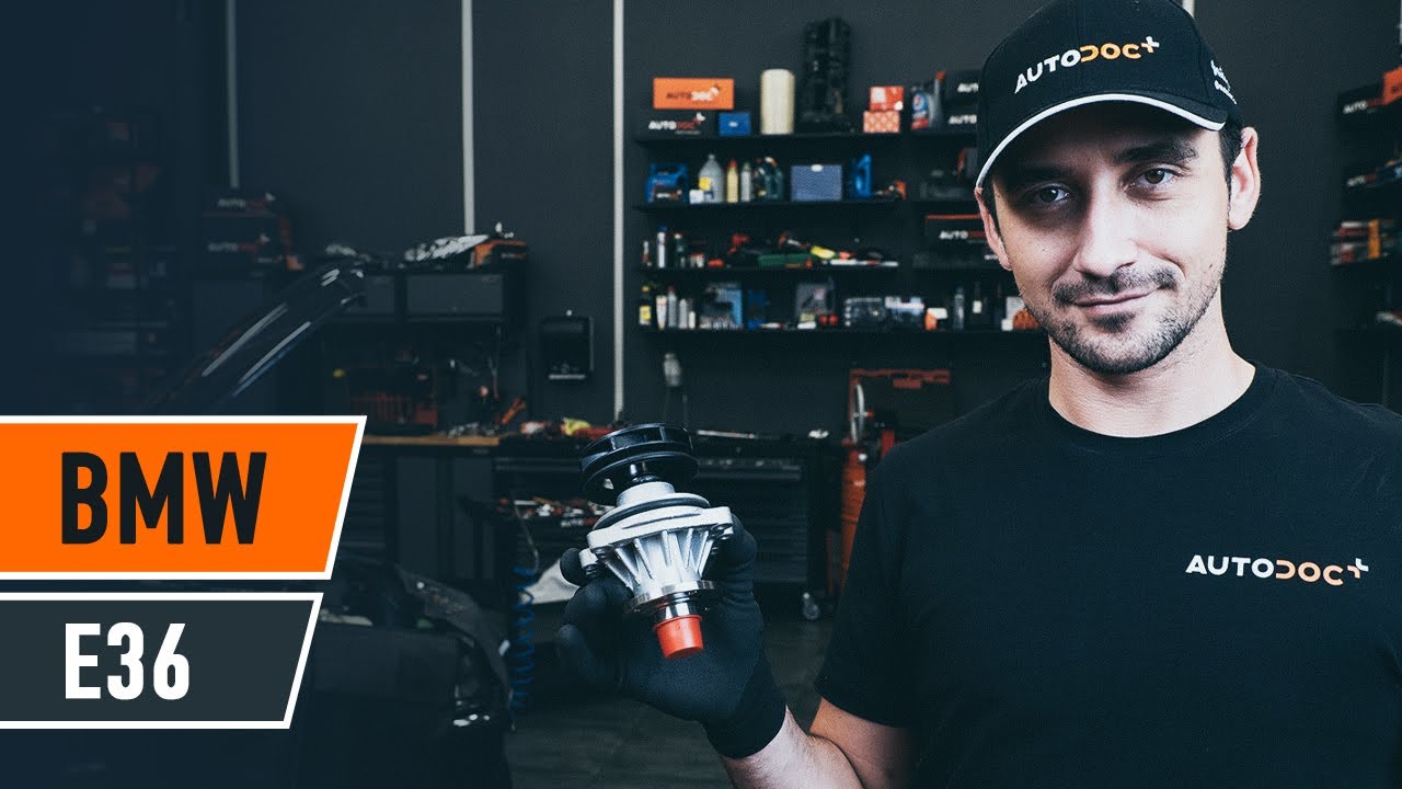Как да сменим водна помпа на BMW E36 [AUTODOC УРОК]