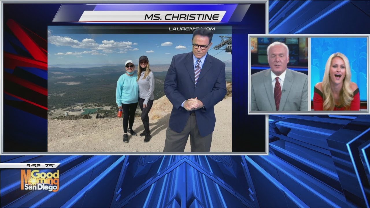 Mark Mathis calls Lauren's mom live on Good Morning San Diego